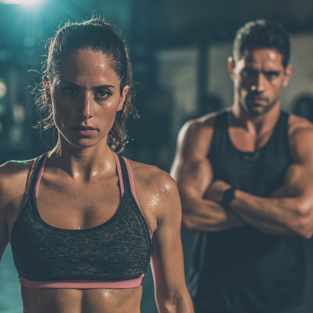 Profissionais portugueses de escritório praticando exercícios funcionais simples durante pausas do trabalho, demonstrando energia e bem-estar